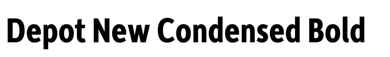 Depot New Condensed Bold